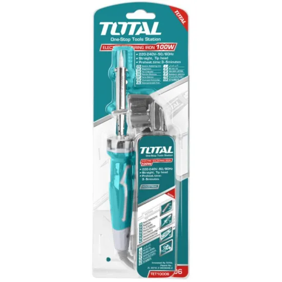 Поялник електрически TOTAL Industrial 100 W Поялник електрически TOTAL Industrial 100 W