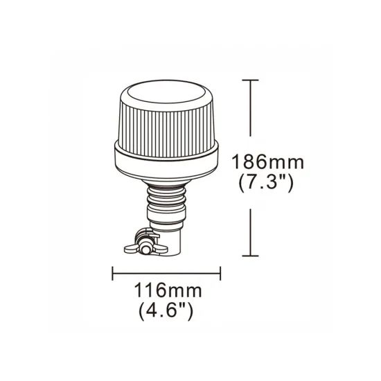 LED аварийна лампа FLEX с 24 диода LED аварийна лампа FLEX с 24 диода