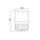 Халогенна аварийна лампа Ayfar 12V с магнит 135 mm