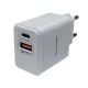 Мрежов адаптер за зареждане 20W с USB-A и USB-C