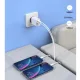 Мрежов адаптер за зареждане 20W с USB-A и USB-C