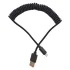 Разтегателен USB кабел с текстилна обшивка до 2A