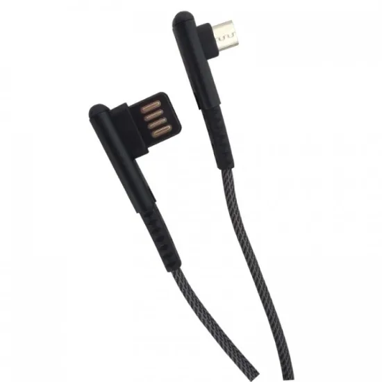 USB към Micro USB кабел с Г образни конектори 1 метър