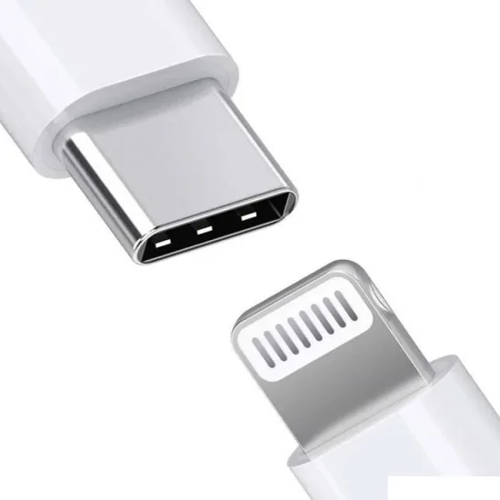 USB-C към Lightning кабел 1 метър до 20W за iPhone и iPad USB-C към Lightning кабел 1 метър до 20W за iPhone и iPad