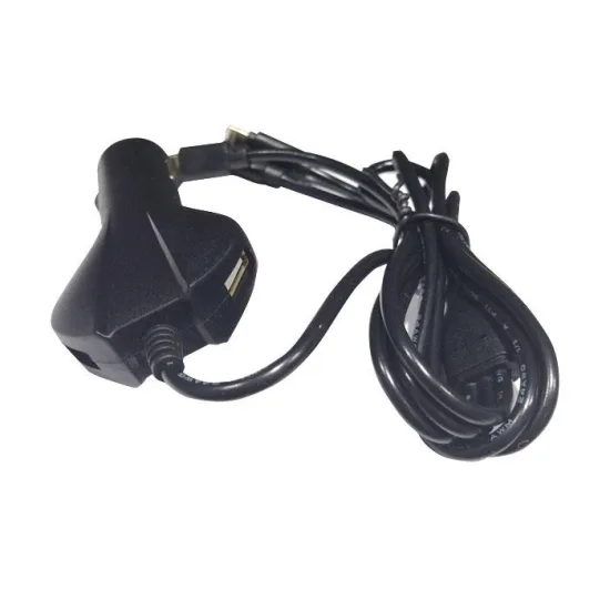 Адаптер за запалка с два USB и 3 в 1 кабел