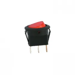 Компактен двупозиционен превключвател 12V 16A 28x23 mm
