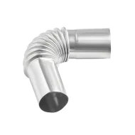 Изпускателна тръба 90° за дизелова печка 25 mm