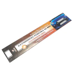 Хромирана алуминиева мрежа за броня 120 x 20 см