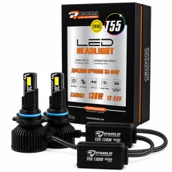 LED крушки Paolo T55 9006 130W 12V 24V