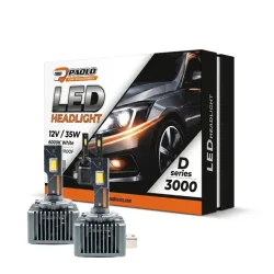 LED крушки Paolo D Series 3000 D1S 35W 6000K комплект 2 броя