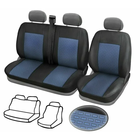 Тапицерия за Volkswagen Crafter 2017+ 2+1 – 100% Полиестер Премиум Плат 4 Цвята