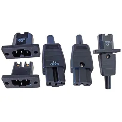 Комплект гнездо и щепсел 12 V и 24 V
