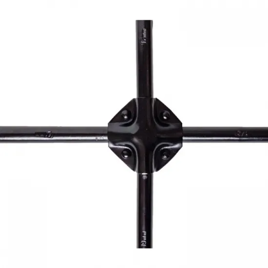 Черен усилен кръстат ключ за джанти 17 19 21 mm и квадрат 1/2''