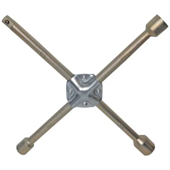 Сив усилен кръстат ключ за джанти 17 19 21 mm и квадрат 1/2''