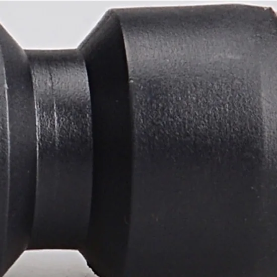 Черна права бърза връзка 12 mm