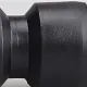 Черна права бърза връзка 12 mm