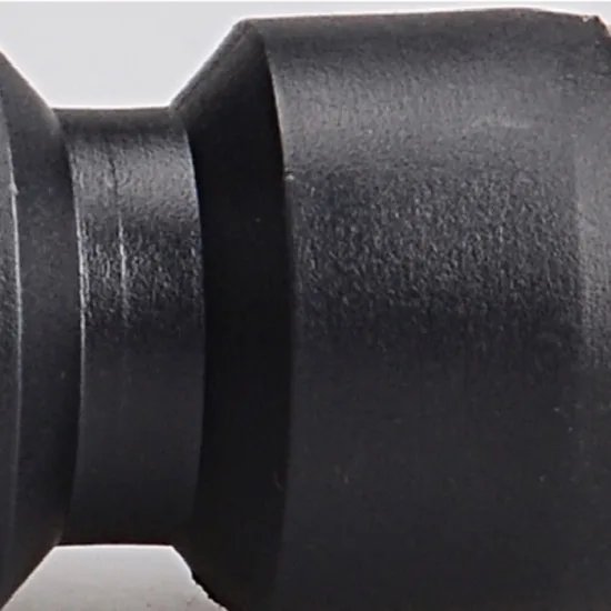 Черна права бърза връзка 14 mm