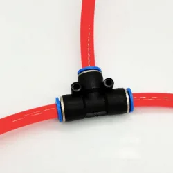 T-образна PVC бърза връзка Ø4 mm