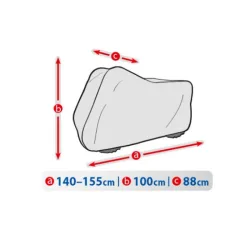 Сиво покривало Kegel Basic S QUAD за ATV