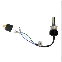LED крушка H4 за мотоциклет 12V 15 W студено бяла