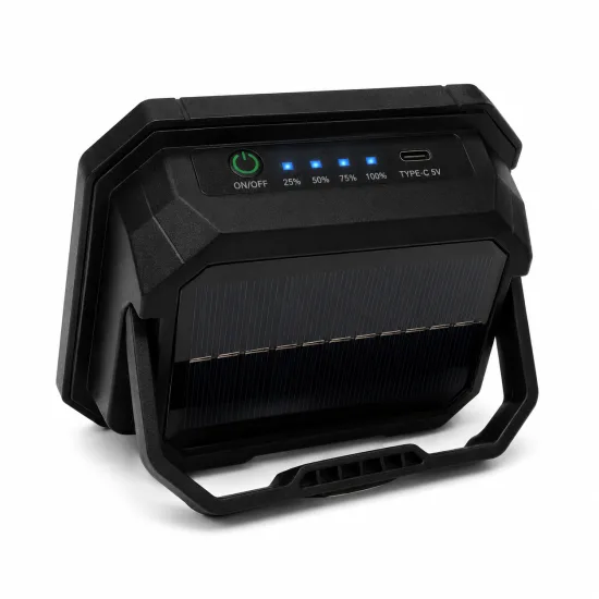 Работна лампа соларна-USB Type-C и магнит