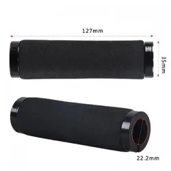 Черно сини меки дръжки за велосипед 120 mm Черно сини меки дръжки за велосипед 120 mm